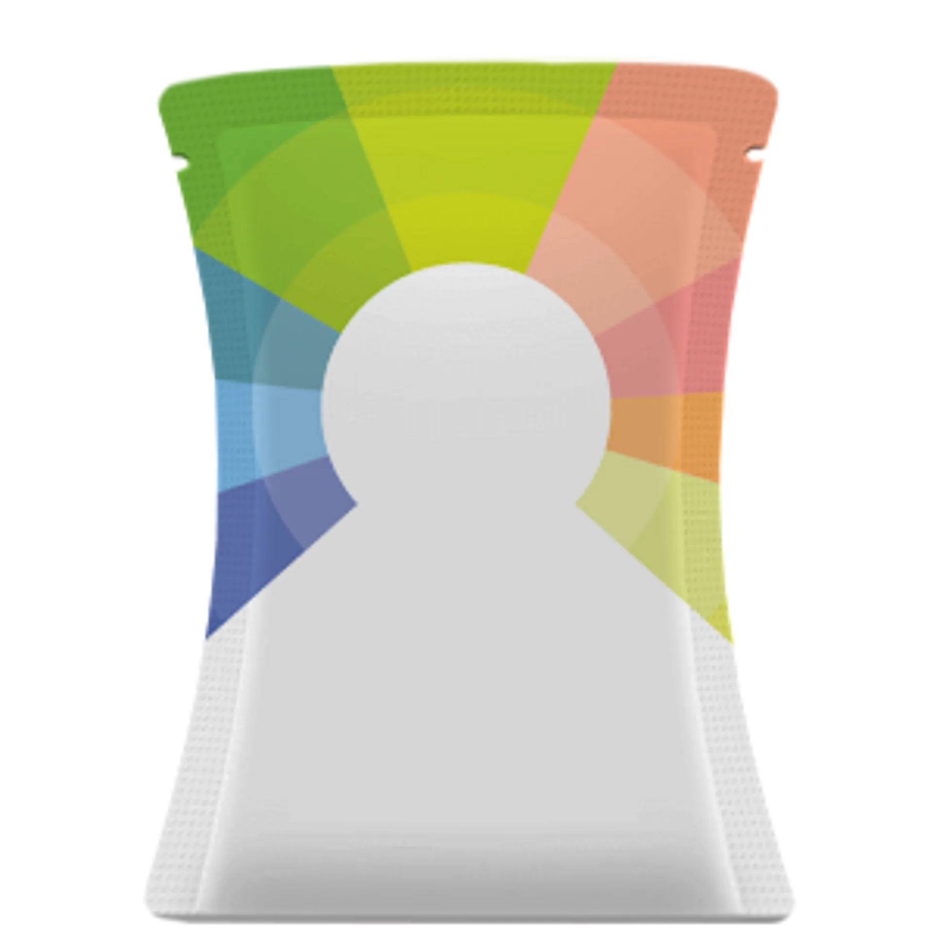 Spout pouch for liquid products produced with leak-proof sealing and in-house lamination